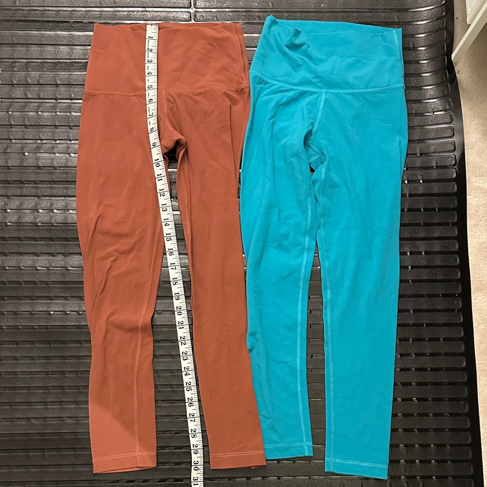 TNA Women's clay pink and Blue Leggings